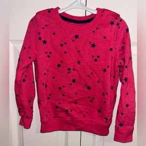 Cat & Jack: 5T Long Sleeve Fleece Hot Pink & Blue Stars